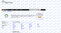 Desktop Screenshot of malvaste.tribalpages.com