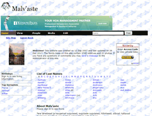 Tablet Screenshot of malvaste.tribalpages.com
