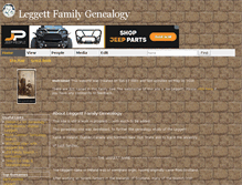 Tablet Screenshot of jimleggett.tribalpages.com