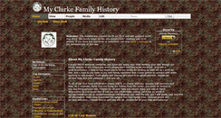 Desktop Screenshot of myclarkefamily.tribalpages.com