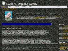 Tablet Screenshot of dopkins.tribalpages.com