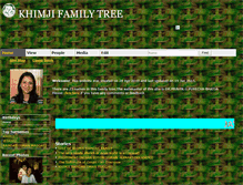 Tablet Screenshot of khimjifamily.tribalpages.com