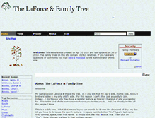 Tablet Screenshot of laforce.tribalpages.com