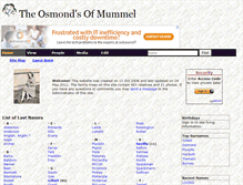 Tablet Screenshot of osmond57.tribalpages.com