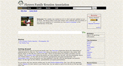 Desktop Screenshot of flowersfamilyreunion.tribalpages.com