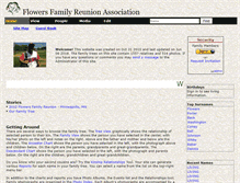 Tablet Screenshot of flowersfamilyreunion.tribalpages.com