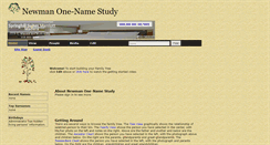 Desktop Screenshot of newmanonenamestudy.tribalpages.com