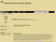 Tablet Screenshot of newmanonenamestudy.tribalpages.com