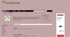 Desktop Screenshot of onebigfamilytree.tribalpages.com