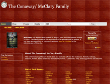 Tablet Screenshot of conaway.tribalpages.com