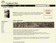 Tablet Screenshot of cyphert.tribalpages.com