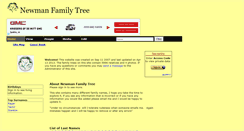 Desktop Screenshot of newmanfamilytree.tribalpages.com
