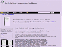 Tablet Screenshot of cmdrake.tribalpages.com